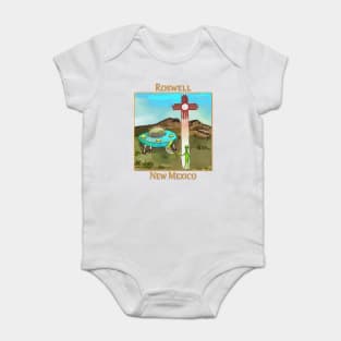 Aliens in Roswell New Mexico Baby Bodysuit